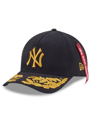 New Era - Men's Black New York Yankees A-Frame 9FORTY Adjustable Hat