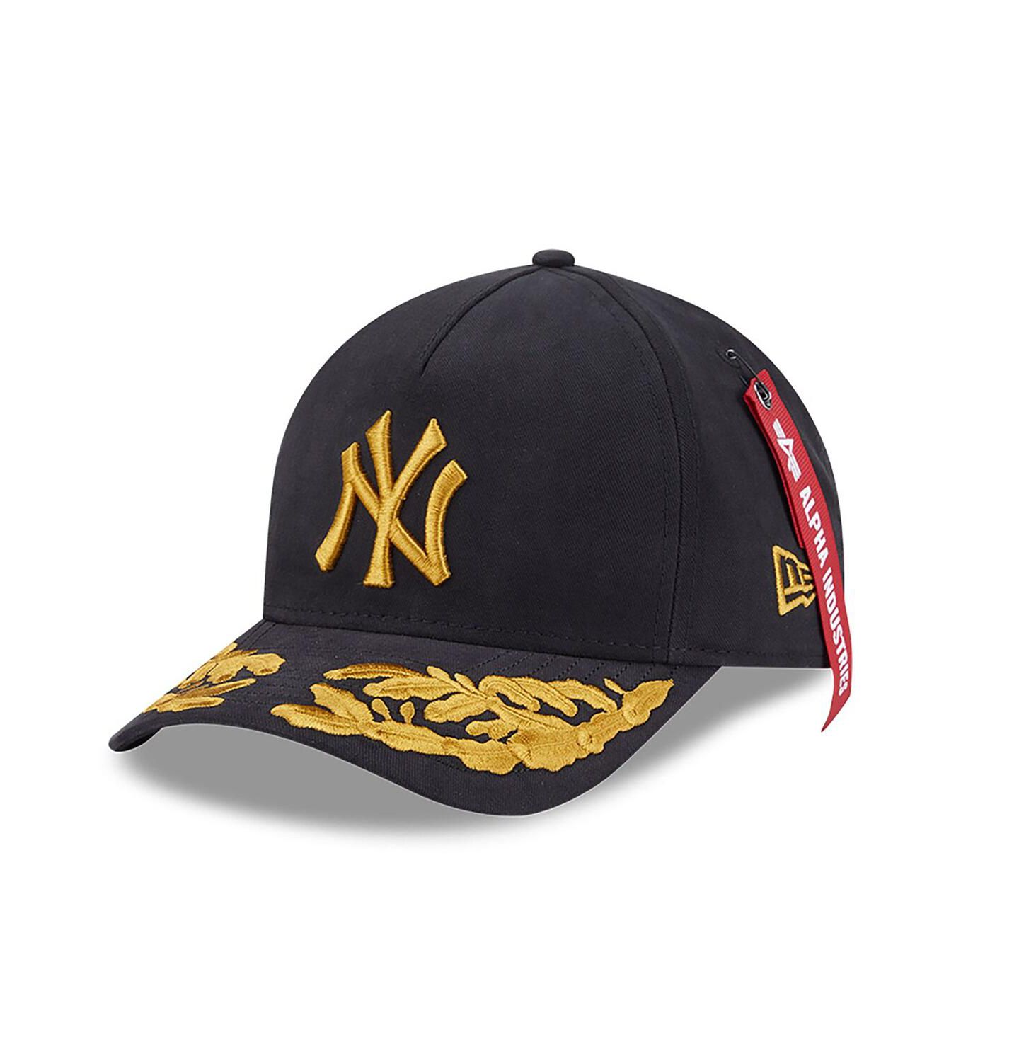 Мужская кепка New Era Black New York Yankees A-Frame 9FORTY Adjustable Hat — фото 1