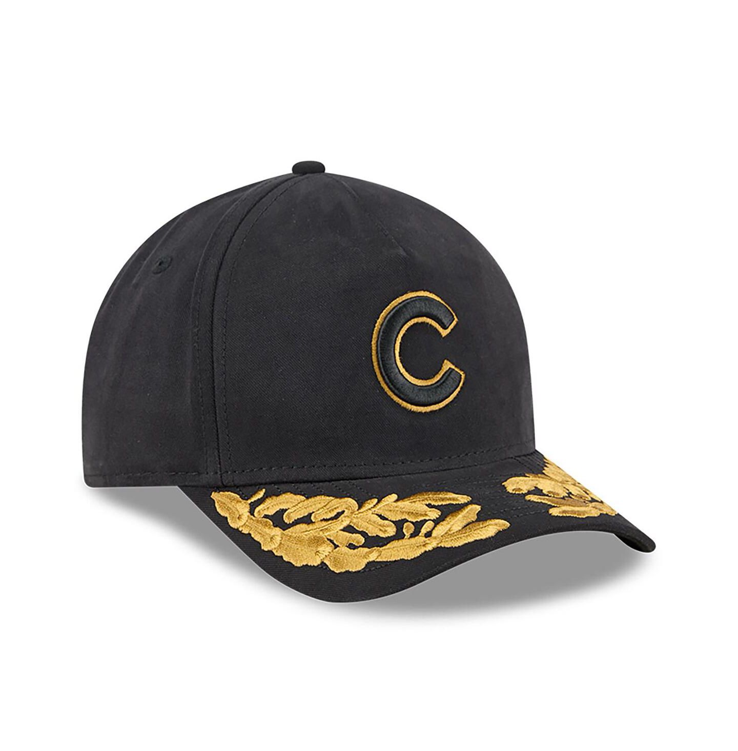 Мужская кепка New Era Black Chicago Cubs A-Frame 9FORTY Adjustable Hat — фото 3