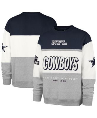 '47 Brand - Men's Navy/Gray Dallas Cowboys Breeze Maximalist Sweatshirt