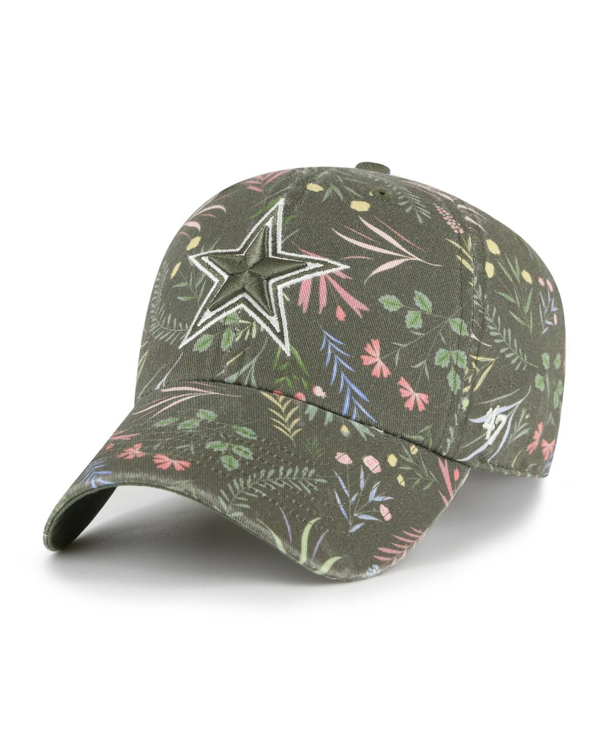 47 Brand Women'sâ Green Dallas Cowboys Verbena Clean Up Adjustable Hat