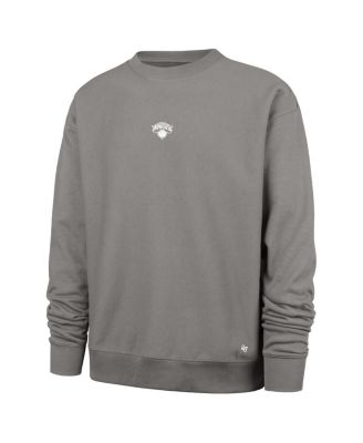 Men's Gray New York Knicks Offside Foundation Crew Neck Sweatshirt