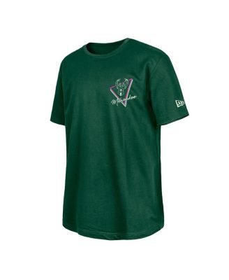 Men's Hunter Green Milwaukee Bucks Glow-in-the-Dark T-Shirt