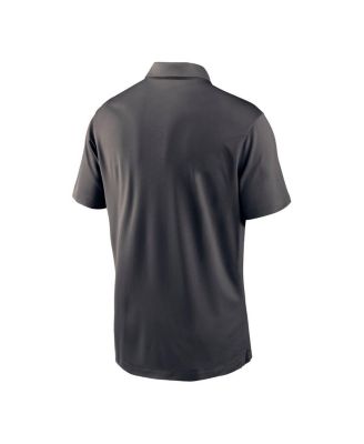 Men's Anthracite Boise State Broncos Victory Solid Performance Polo Shirt