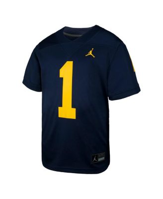 Preschool 1 Navy Michigan Wolverines Untouchable Replica Game Jersey