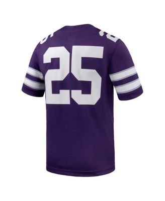 Men's 25 Purple Kansas State Wildcats Untouchable Replica Game Jersey