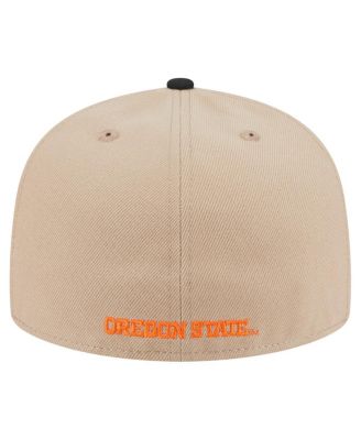 Men's Khaki Oregon State Beavers Two-Tone 59FIFTY Fitted Hat