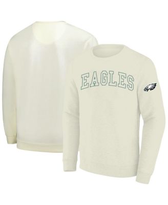 Profile - Men's Cream Philadelphia Eagles Big Tall Fleece Sweatshirt