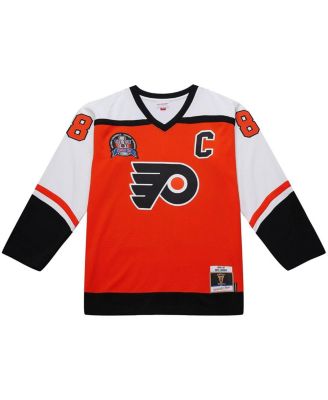 Men's Eric Lindros Orange Philadelphia Flyers Big Tall 1996-97 Blue Line 2.0 Jersey