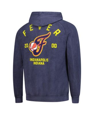 Men's and Women's Denim Indiana Fever Get Back Oversized Vintage Raglan Pullover Hoodie