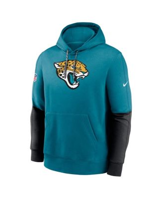 Men's Teal Jacksonville Jaguars 2024 Sideline Club Pullover Hoodie