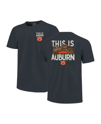 Image One - Men's and Women's Navy Auburn Tigers Hyper Local This Is War Eagle T-Shirt