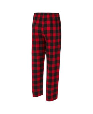 Men's Red/Black Kansas City Chiefs Avondale T-Shirt Flannel Pants Set