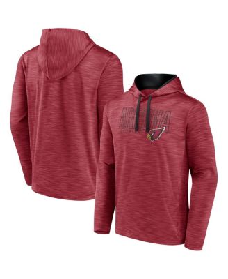 Fanatics - Men's Heather Cardinal Arizona Cardinals Hook and Ladder Pullover Hoodie