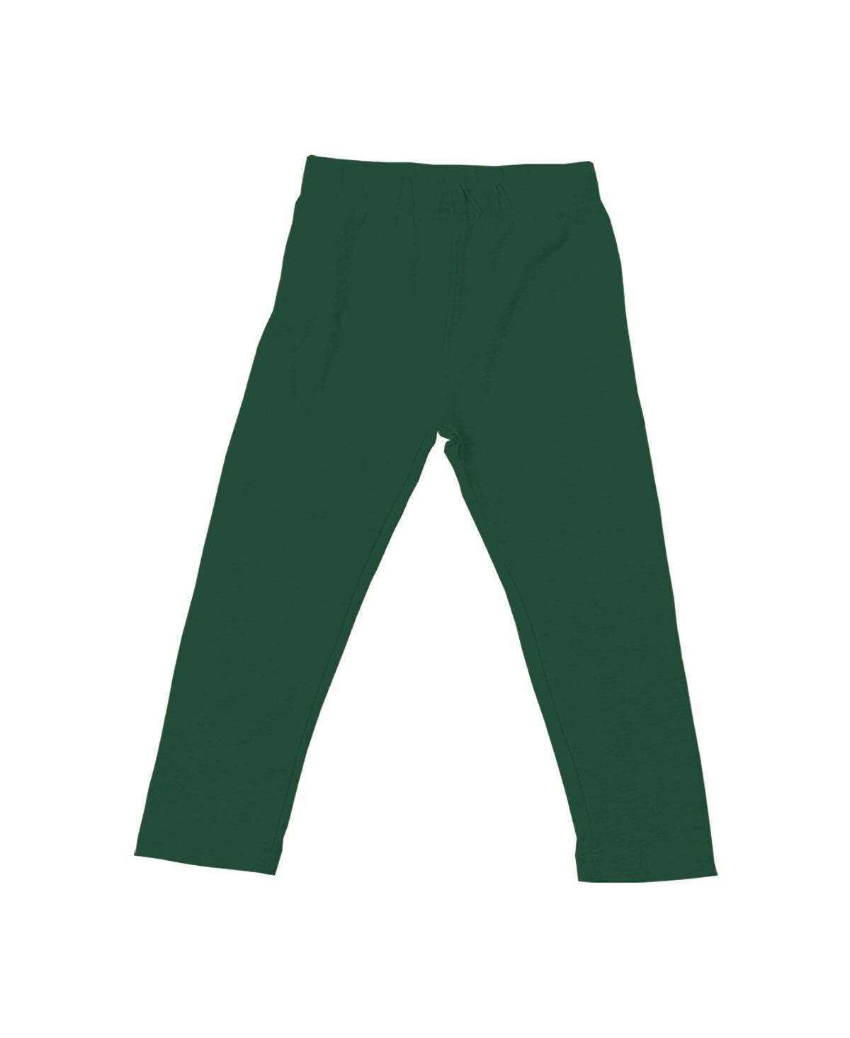 Wes & Willy Baby Girls 2-piece Oatmeal Miami Hurricanes Ruffle Raglan Long Sleeve T-shirt And Leggings Set In Neutral