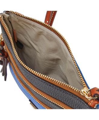 Detroit Lions Team Logo Halftime Triple Zip Crossbody Bag