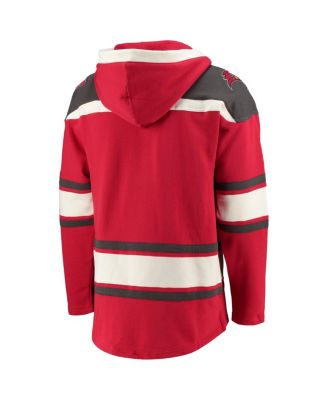 47 Brand Men's Red Tampa Bay Buccaneers Lacer V-Neck Pullover Hoodie