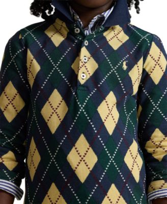 Girls' 2T-6X Printed Polo Dress