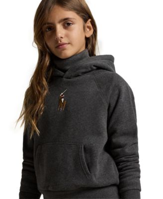 Girls' 7-16 Big Pony Long Sleeve Hoodie