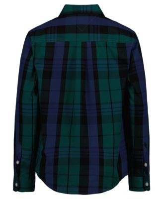 Boys' 8-20 Plaid Long-Sleeve Shirt