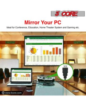 HDMI Cable High Speed 6ft long 18Gbps 2.0 4K Computer Cord HDR Compatible