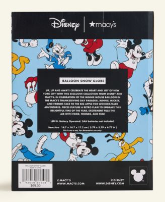 Mickey & Friends LED Light Balloon Snow Globe, Macy's Exclusive
