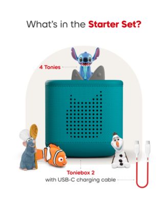 TB2 Disney Bundle Box, Ratatouille, Stitch, Olaf, Finding Nemo Figurines - Teal