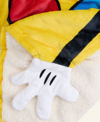 Kids Mickey Mouse Hooded Wearable Blanket, Macy's Exclusive