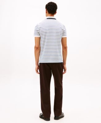 Men's Pique Graphic Collar Polo Shirt