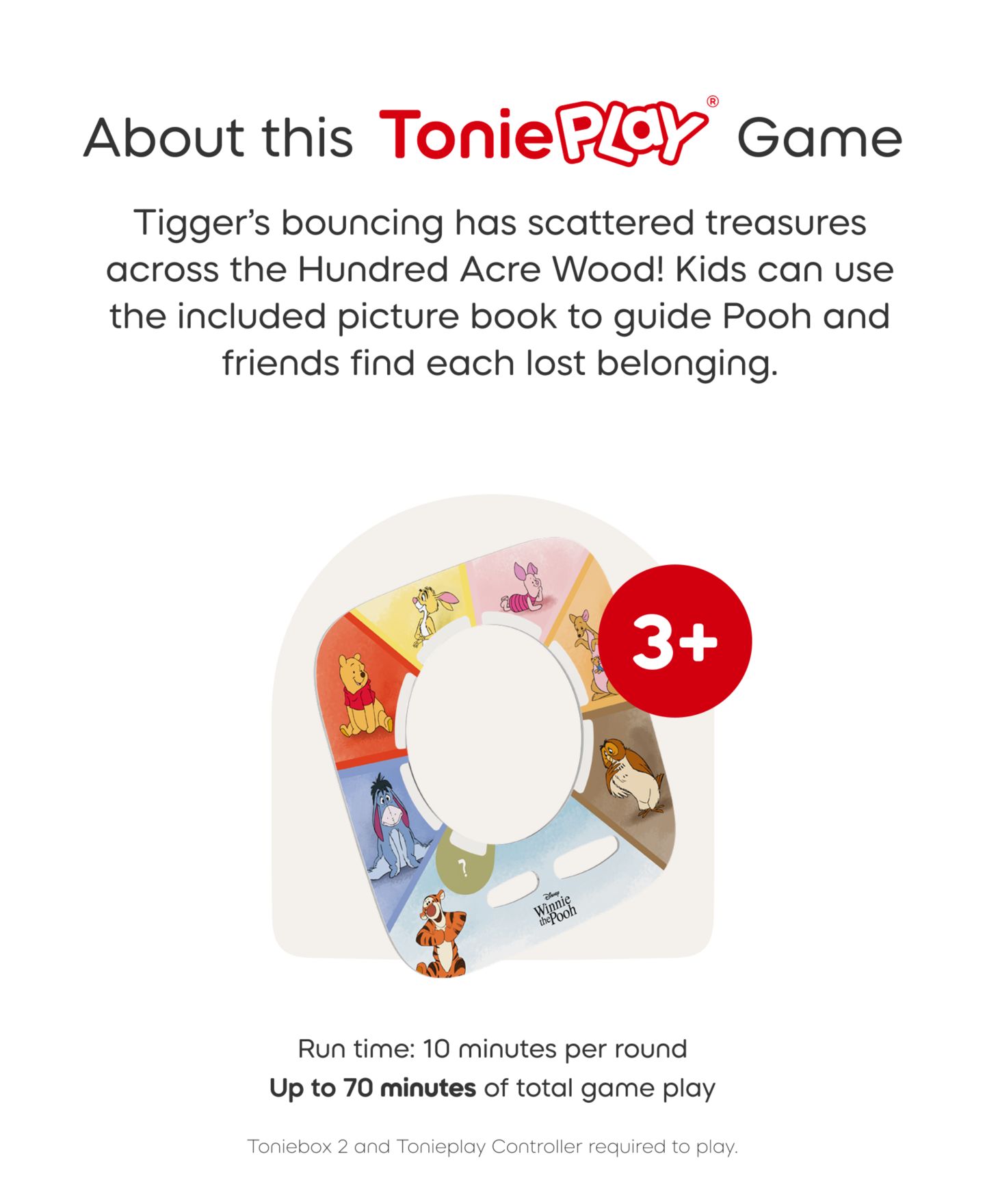 Детская игрушка Tonies Toniebox 2 Play Set Winnie the Pooh- Sunset Red — фото 8