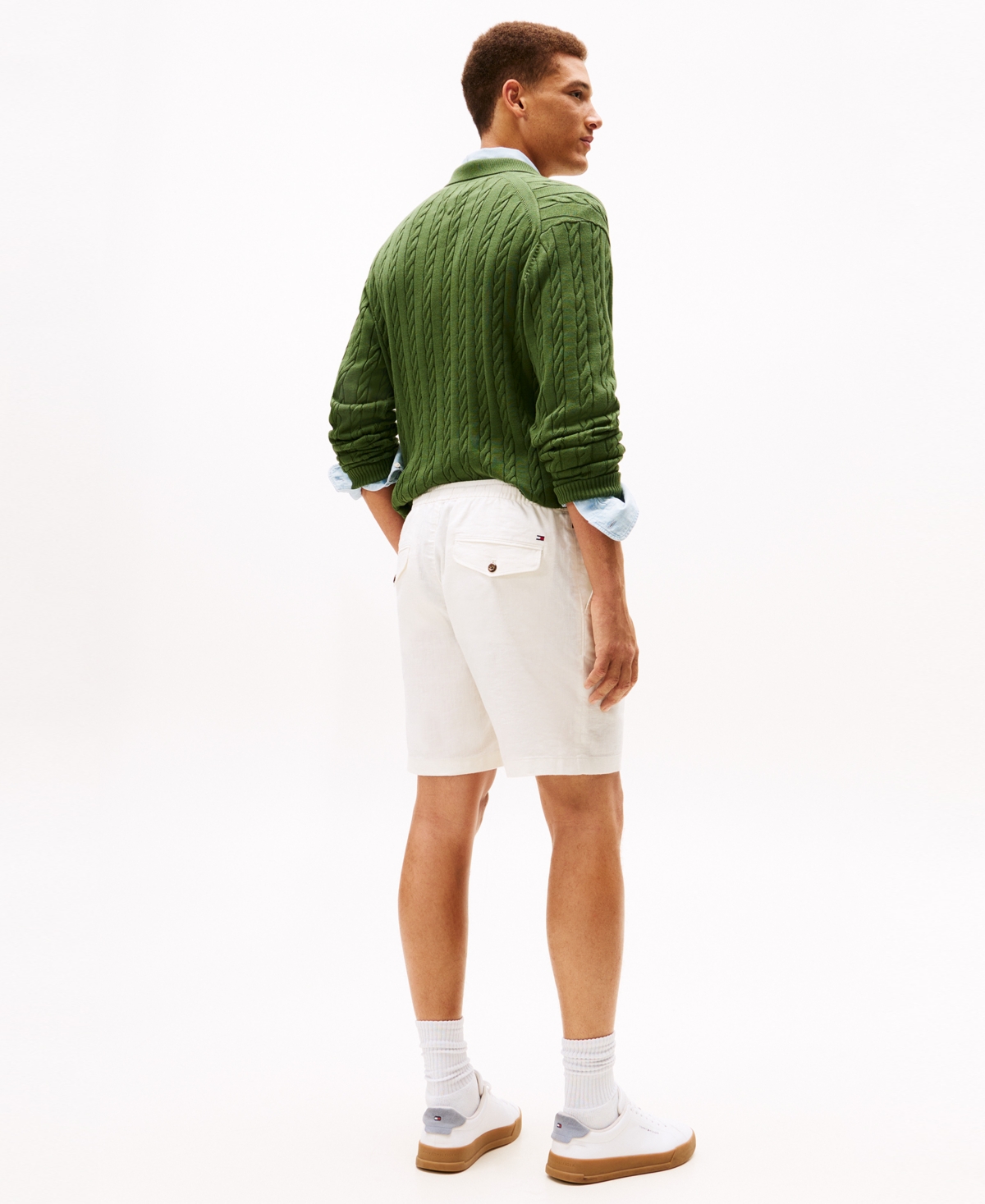 Tommy Hilfiger Men's Mercer 7 Pull-on Shorts In White