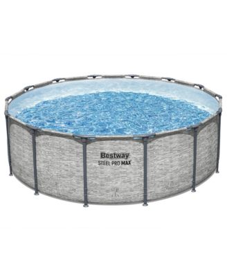 Steel Pro MAX 14'x48" Round Above Ground Swimming Pool with Pump & Cover