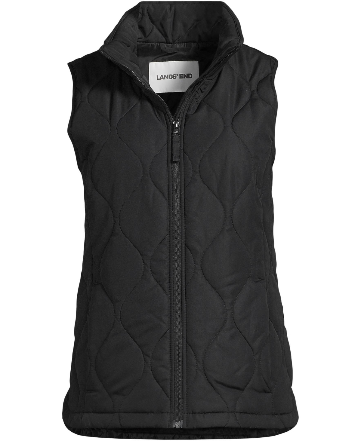 Lands' End Women's Tall FeatherFree Onion Quilted Insulated Vest