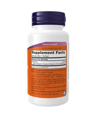 Lycopene, 10 mg, 120 Sgels