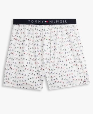 Men's Woven Front Button Opening Boxer