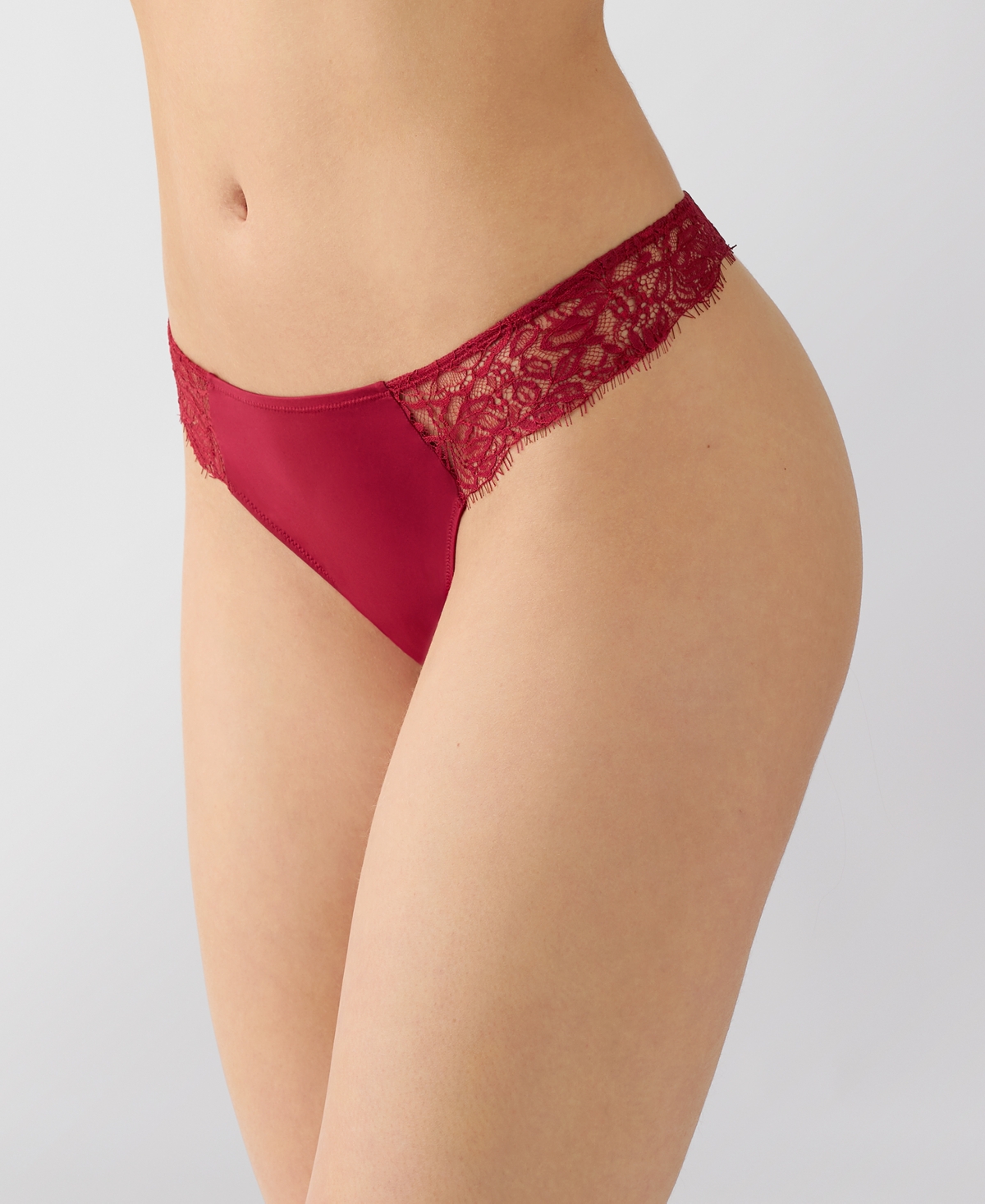 B.tempt'd By Wacoal Women's It's On Thong Underwear 972296 In Red
