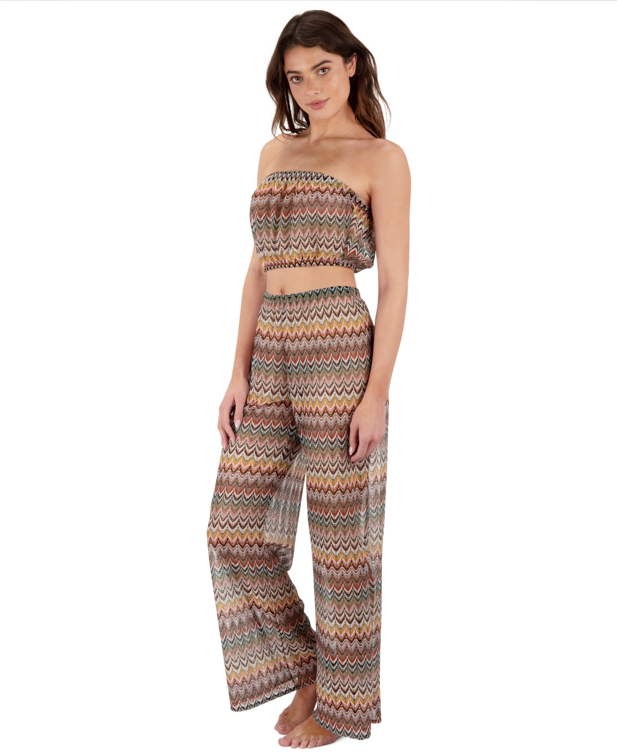 Hurley Women's Chevron Knit Pull-On Beach Pants