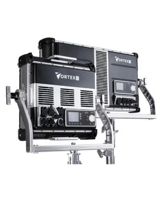 Vortex4 1x1 325W RGBW LED Light Panel, Bundle with AIRGLOW 1x1 Booklight