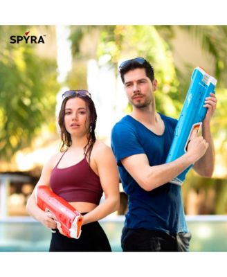 Electric Water Blaster Outdoor Squirt Gun for Pool Games, SpyraThree, Red