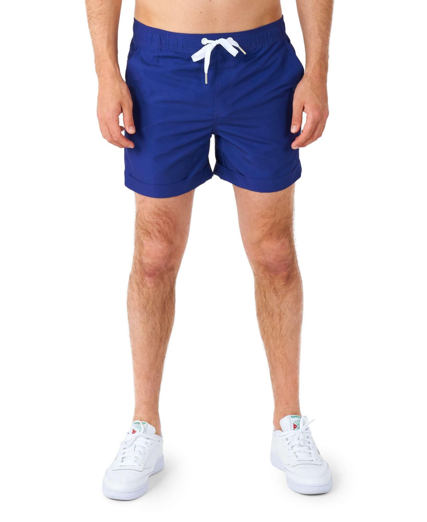 Мужской комплект OppoSuits Summer Set - 2 Piece Beach Wear set - Navy Blue - Matching Shirt and Shorts, цвет: Синий — фото 5
