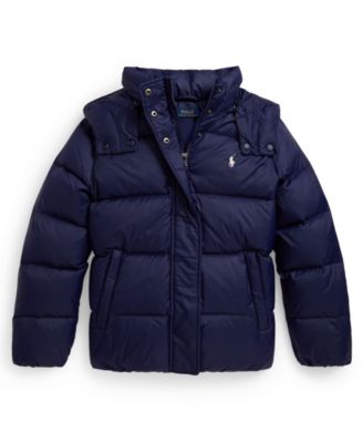 Girls' 7-16 Removable Hood Jacket