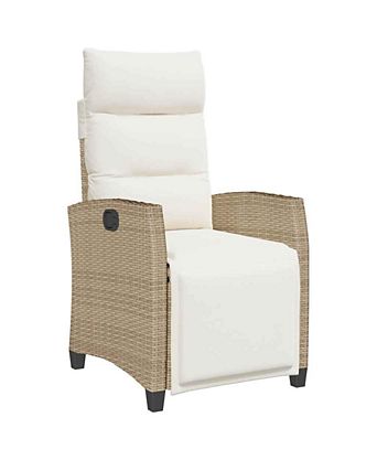 Reclining Patio Chair Foldable Reclining Garden Chair Rectangular