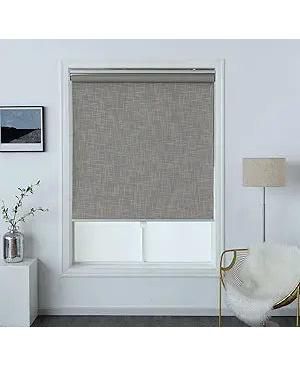 Roller Window Blinds & Shades, Cordless Roller Blinds for Windows, 100% Blackout Window Blinds for Home