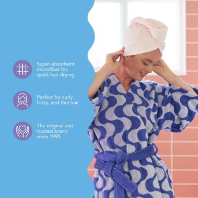 Microfiber Turbie Twist 2 Pack (Sheepskin, Pinecone)