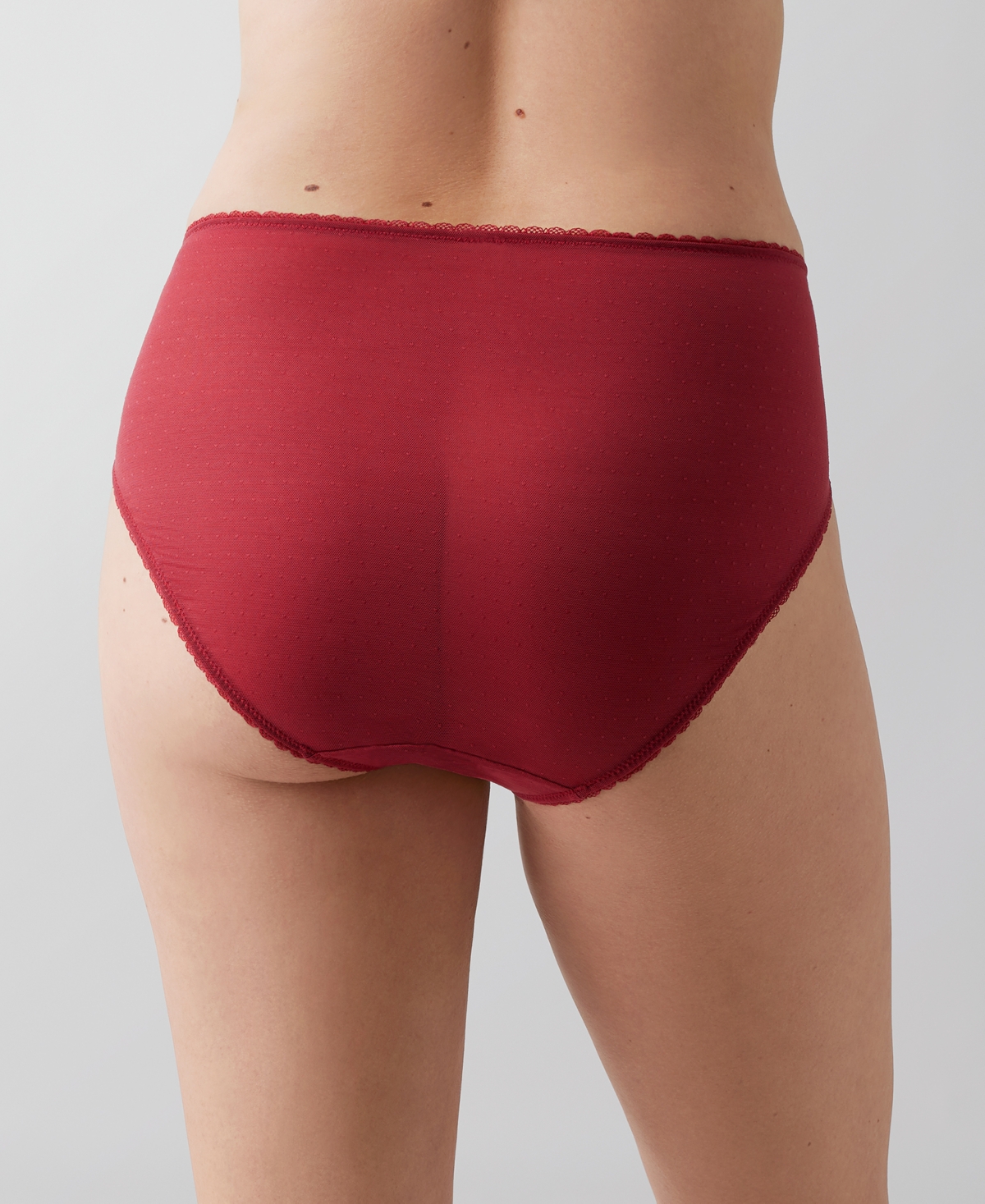 Wacoal Retro Chic High-cut Brief 841186 In Red