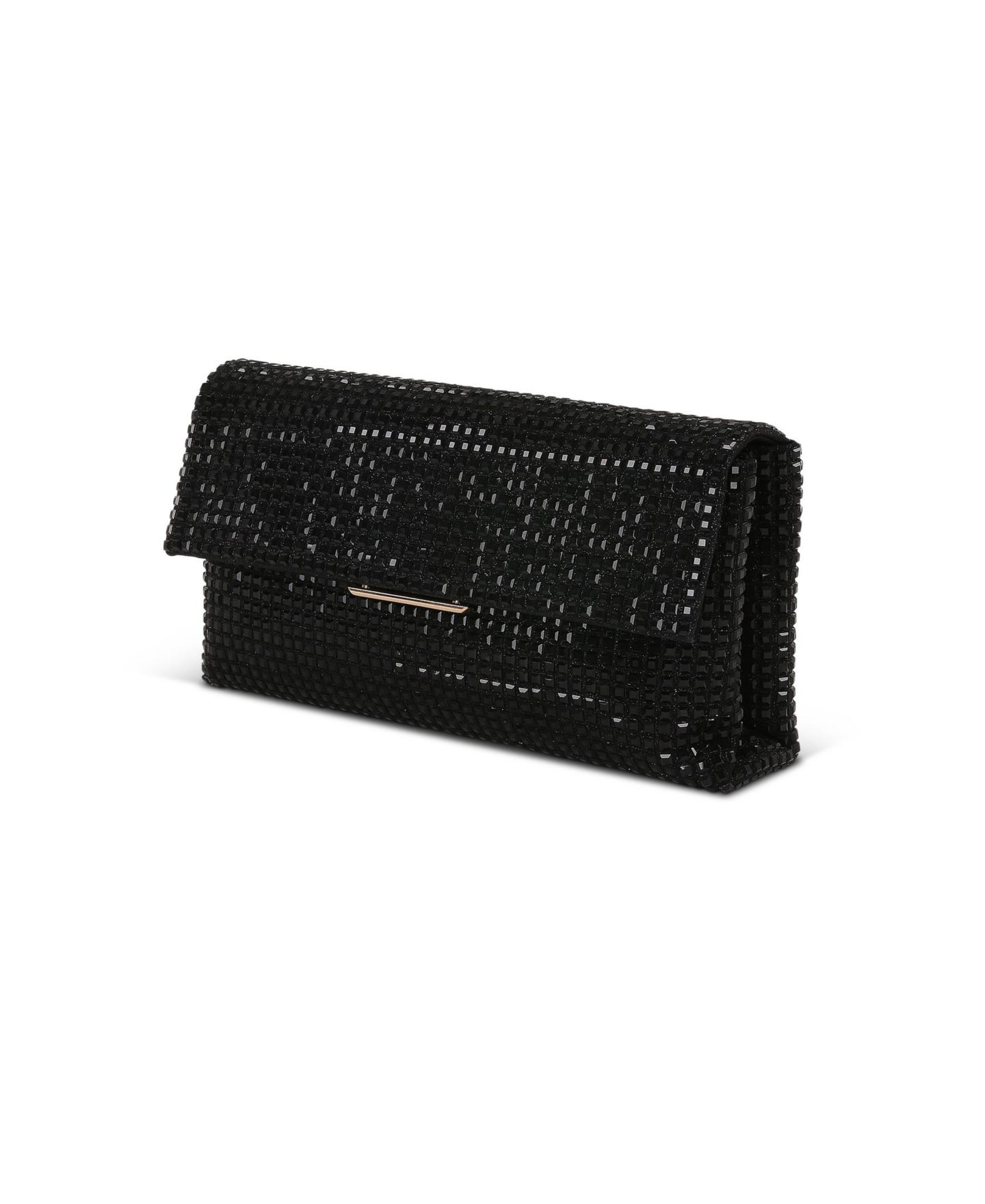 Женский клатч Jewel Badgley Mischka Jayden Fully Crystal Mini Envelope Clutch, цвет: Чёрный — фото 2