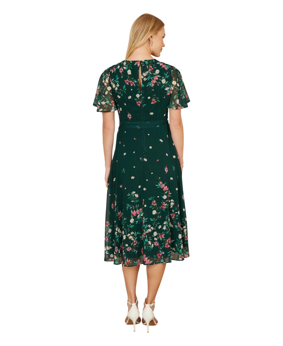 Yumi Women's Daisy Mirror Placement Skater Dress