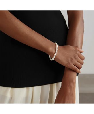 Freshwater Pearl Bracelet with Stainless Steel Findings, AA+ Grade Pearls