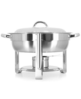 5.3 Quart Round Stainless Steel Professional Chafing Dish/Food Warmer/Buffet Server Serving Trays