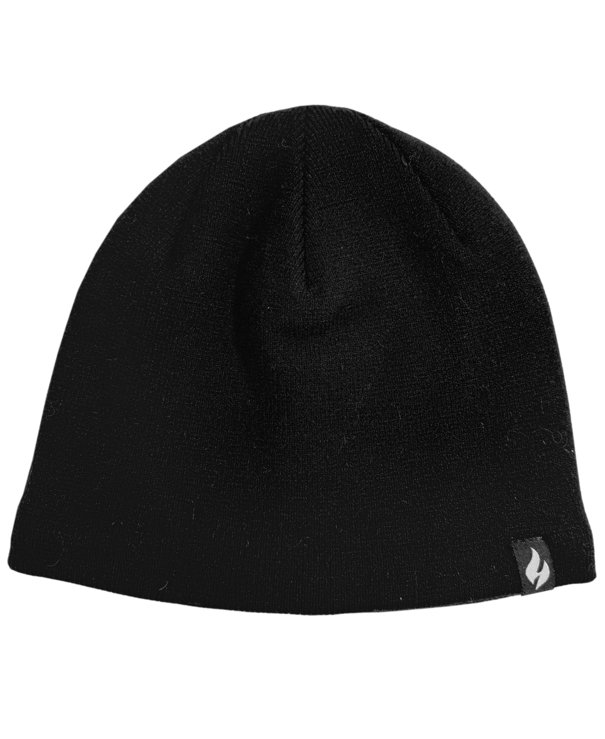 Heat Holders Diana Flat Knit Watch Cap In Black